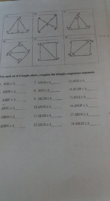 for each pair to triangles state the postulate or theorem that can be used to conclude-example-4