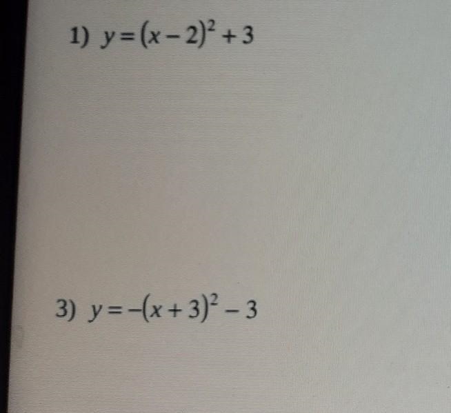 Converting from vertex to standard form plzz help ;( ​-example-1