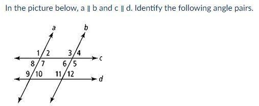 Consecutive/Same-Side Exterior Angles Answer Alternate Interior Angles Answer Alternate-example-1