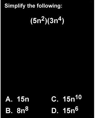 Simplify the following:-example-1