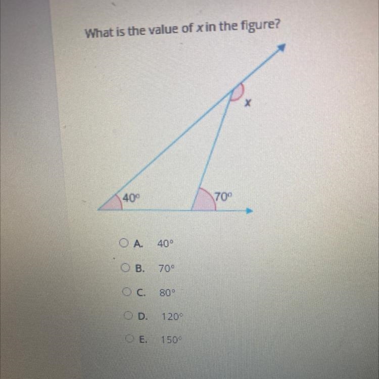 What is the value of x in the figure? NEED HELP ASAP-example-1