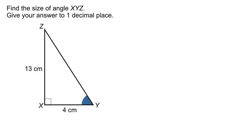 Find the angle of xyz Give your answer to 1 decimal place.-example-1