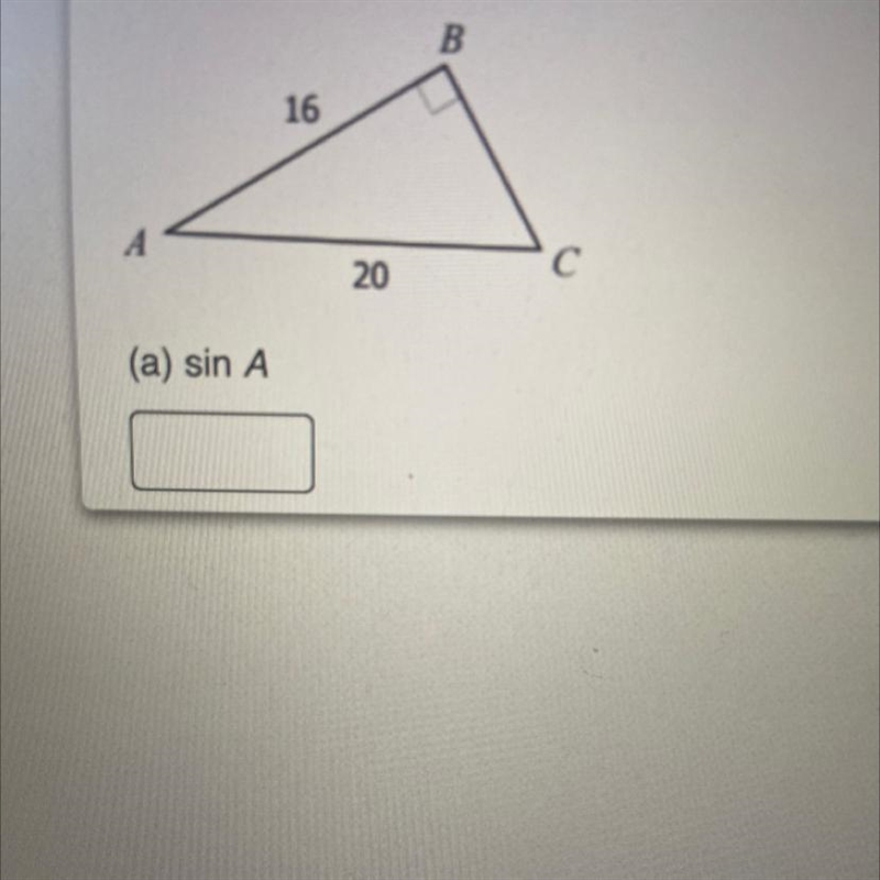 Write each trigonometric ratio as a fraction in simplest form. show all supporting-example-1