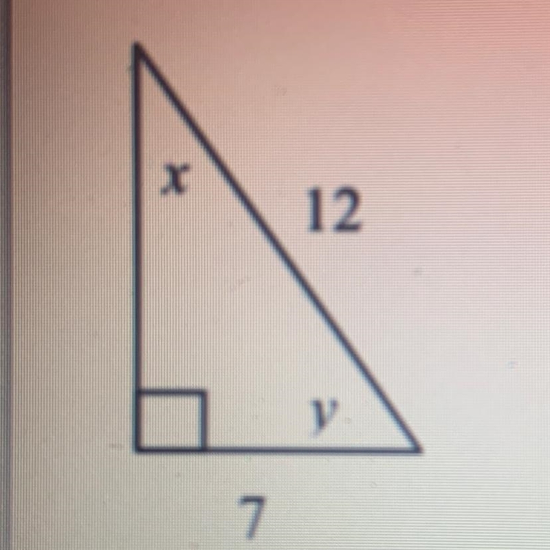 Find the values of both missing angles, X and Y.-example-1