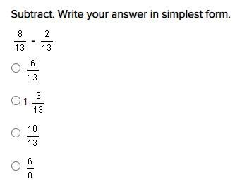 HELP ASAP! Subtract. Write your answer in simplest form.-example-1