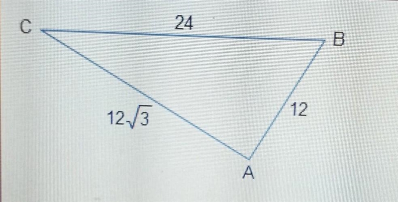 What are the angles measures of triangle ABC?​-example-1