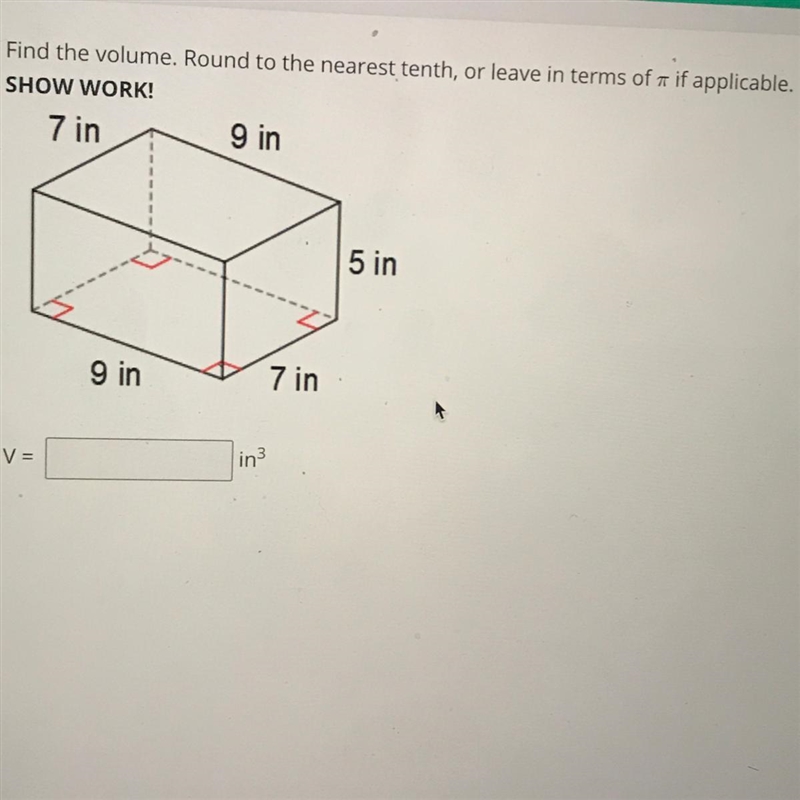 Find the volume (and show work)-example-1