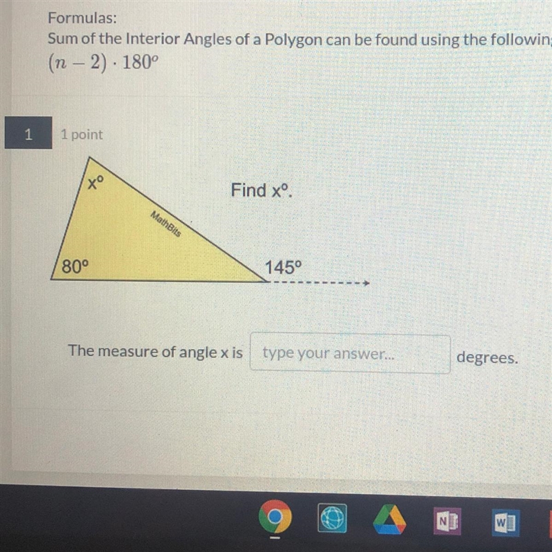 The measure of angle is _________ degrees.-example-1