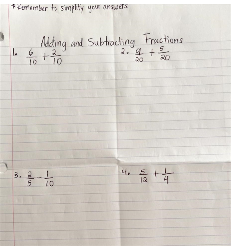 REMEMBER TO SIMPLY IT ,IT NEEDS TO BE FRACTION SHOW YOUR WORK-example-1