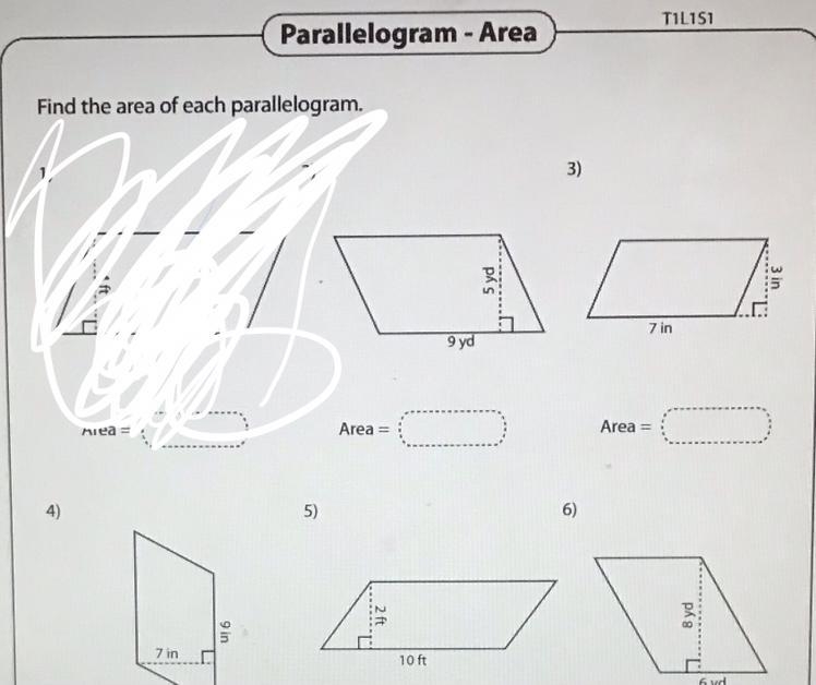 Find the area of each parallelogram.-example-1