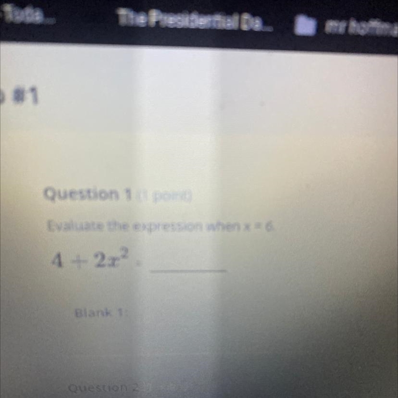 Evaluate the expression when x = 6-example-1