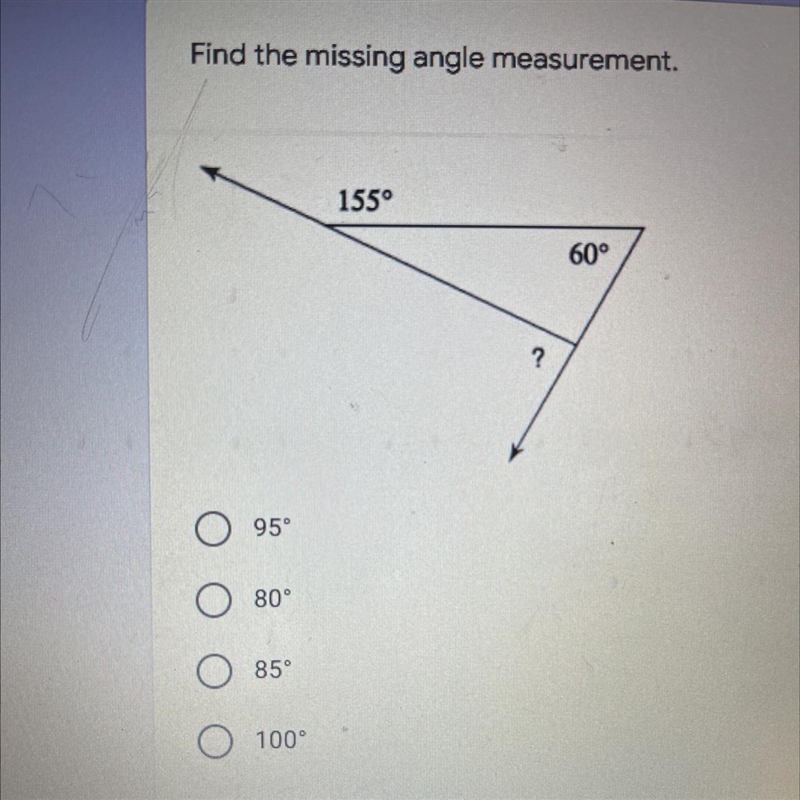 Find the missing angle measurement-example-1