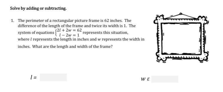 What are the length and width of the frame?-example-1