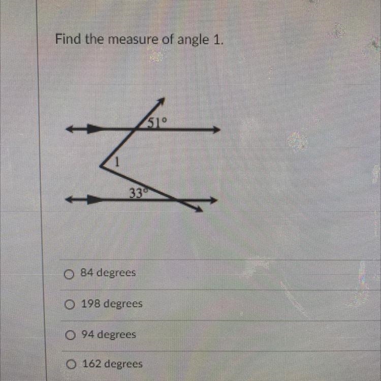 Find the measure of angle 1.-example-1