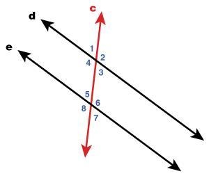 Given x || y. ∠1 and ∠5 are _______ angles. complementary corresponding supplementary-example-1