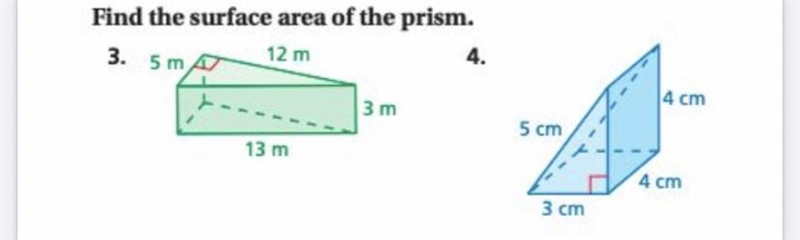 Find the surface area of the prisms and create a net-example-1