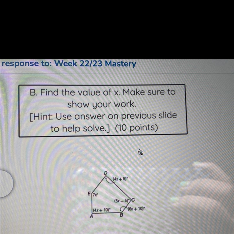 What is the value of x? Pls help-example-1