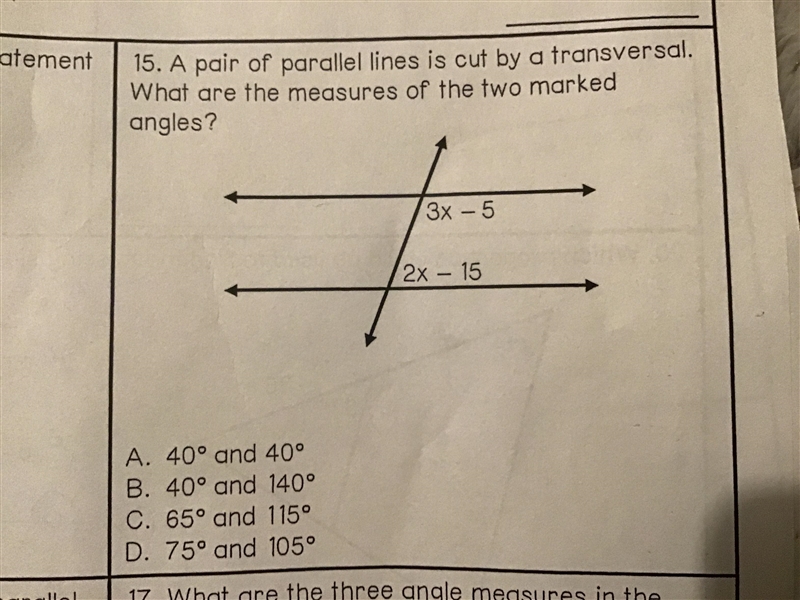 Please do number 15 for me-example-1