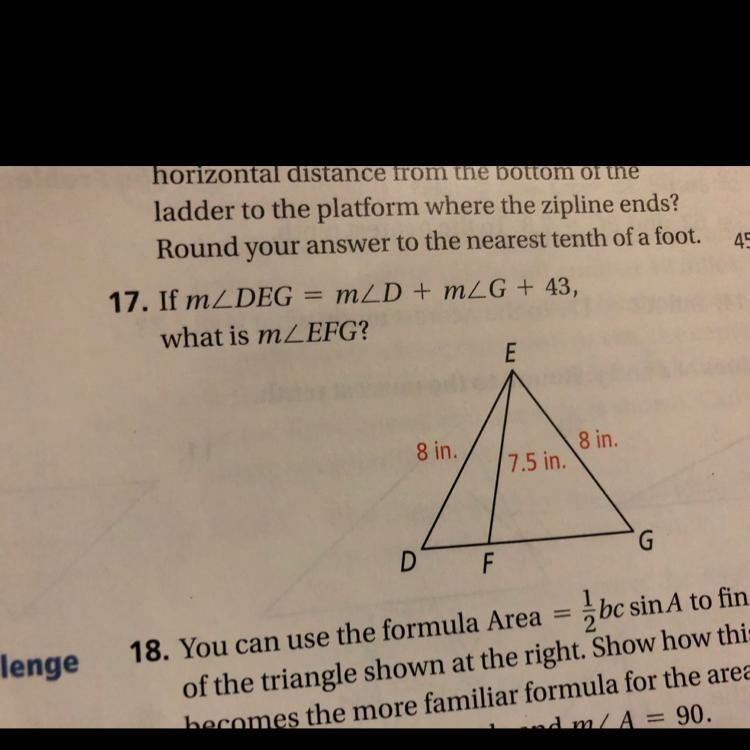 Geometry - Law of Sines question #17. Please help, I am stuck.-example-1