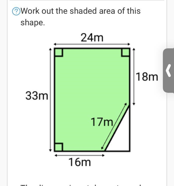 Please help, all i have is 16 x 33 = 528cm2 ?!!!-example-1