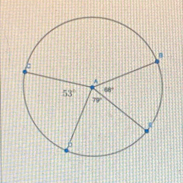 Find the measure of arc CEB-example-1