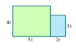 Which simplified expression matches the perimeter of the shape?-example-1