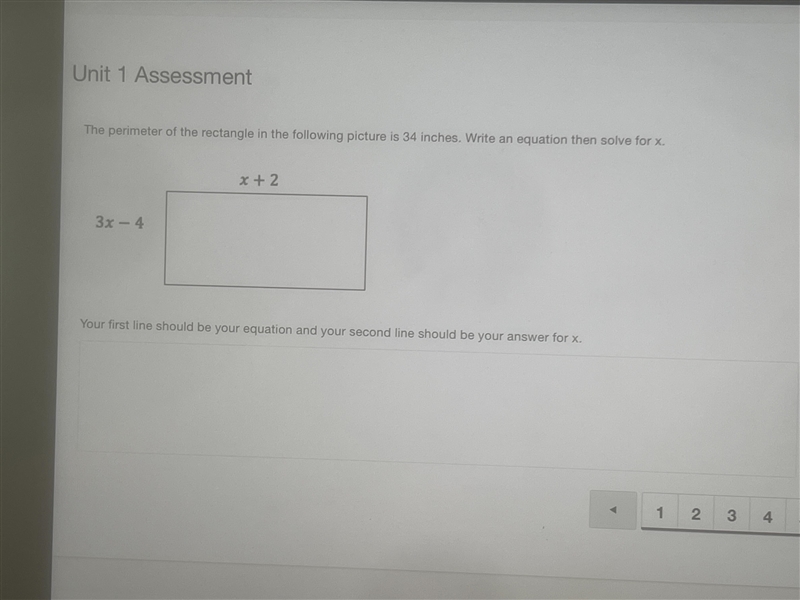 What’s the equation for X?-example-1