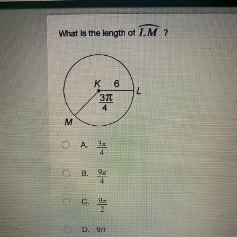 What is the length of LM ?-example-1