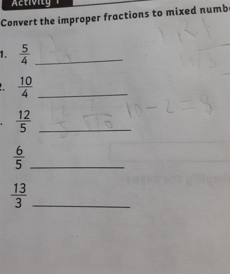 Please help convert the improper fractions to mixed numbers ​-example-1