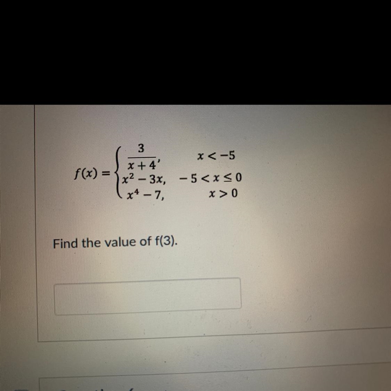 Help!! Find the value of f(3)-example-1