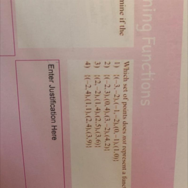 Which one doesn’t represent a function?-example-1