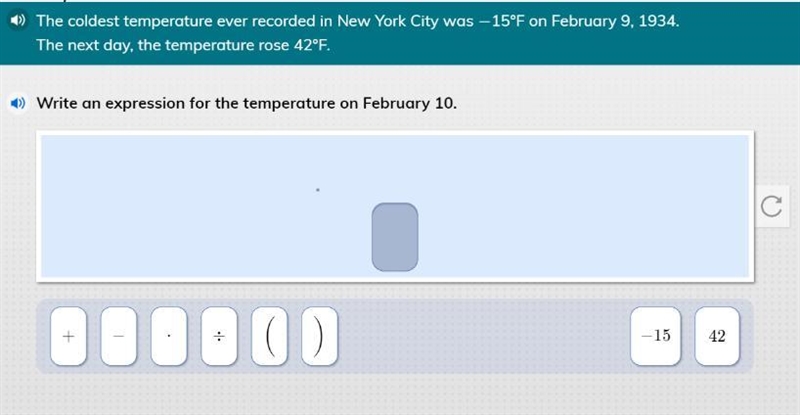 The coldest temperature ever recorded in New York City was -15 degress fahrenheit-example-1