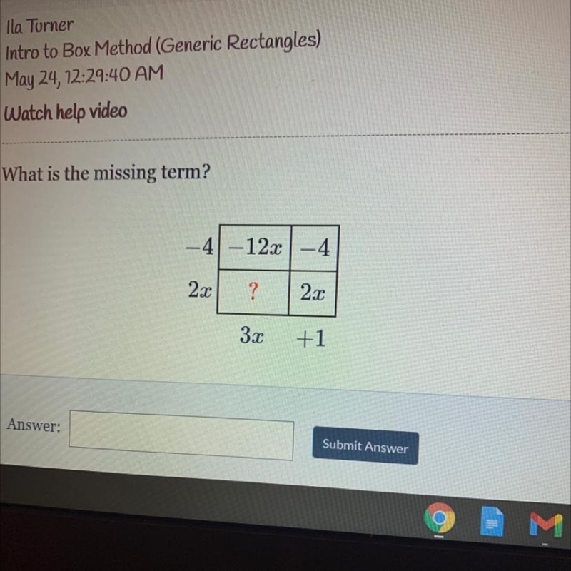 What is the missing term?-example-1