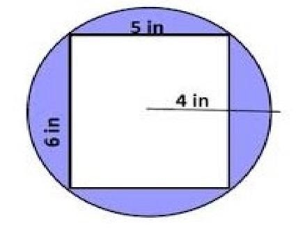 What is the area of the shaded Region? (Answer to the Nearest Tenth)-example-1