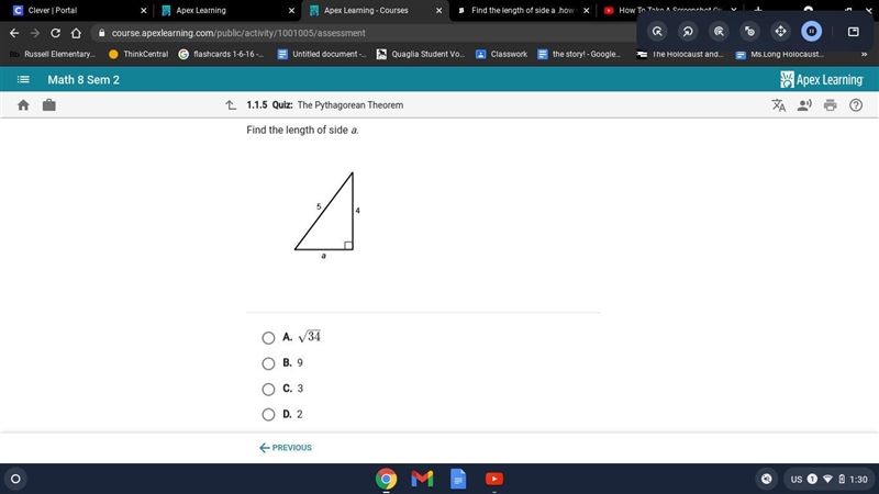 Find the length of a-example-1