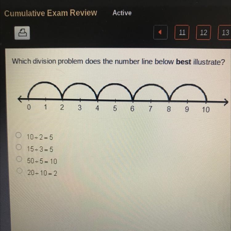 Which division problem does the number line best illustrate-example-1