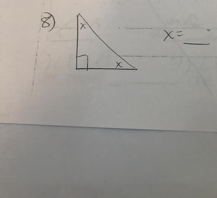 Find the missing angle or find X?-example-1