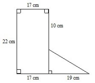 What is the perimeter of the composite figure? 119.5 cm 107.5 cm 85 cm 97 cm-example-1