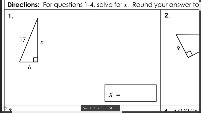 What does x equal? help pls c:-example-1