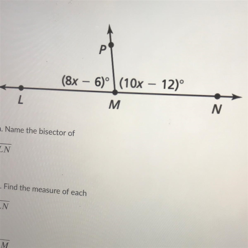 Find the measure of LN , LM , & MN-example-1