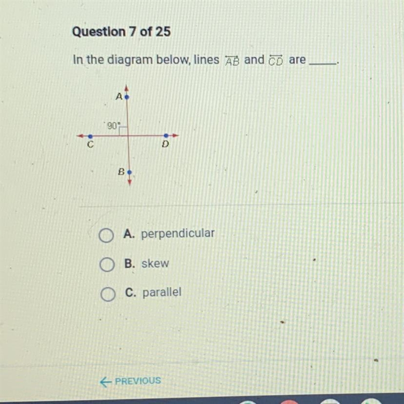 In the diagram below, lines AB and CD are...-example-1