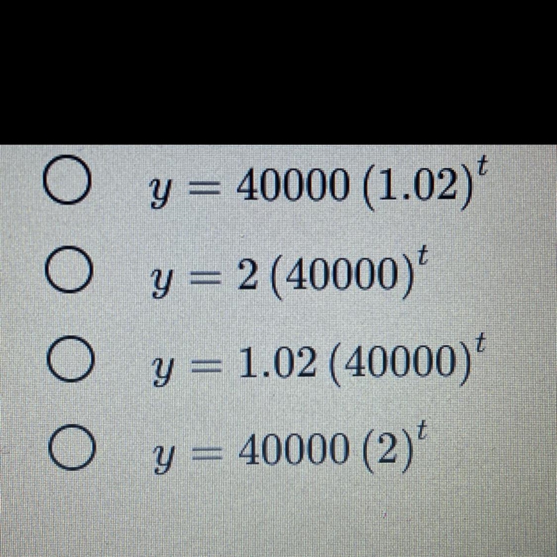 The starting salary of a starting teacher is $40,000, which will increase by 2% each-example-1