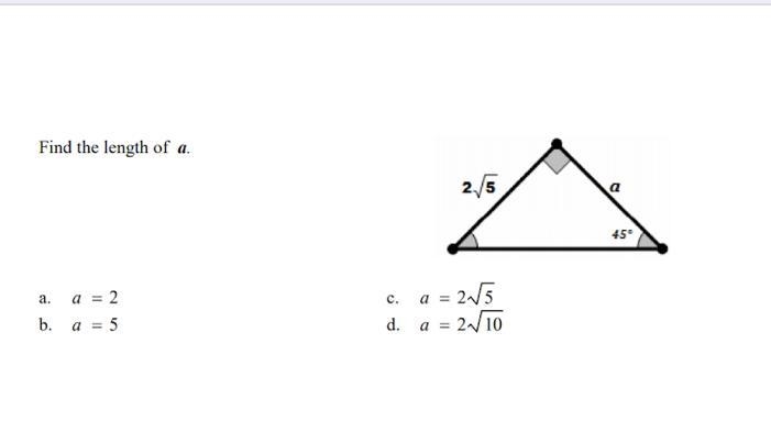 I need help ASAP !! Find the length of a-example-1