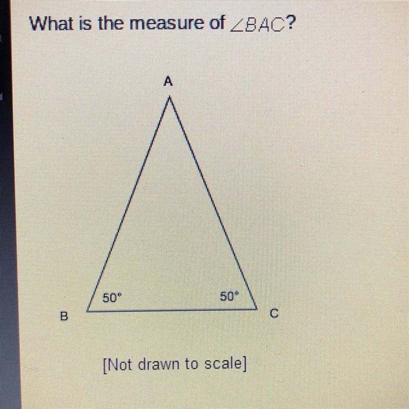 HELP PLEASE!!!What is the measure of /_BAC? 50° 80° 100° 130°-example-1