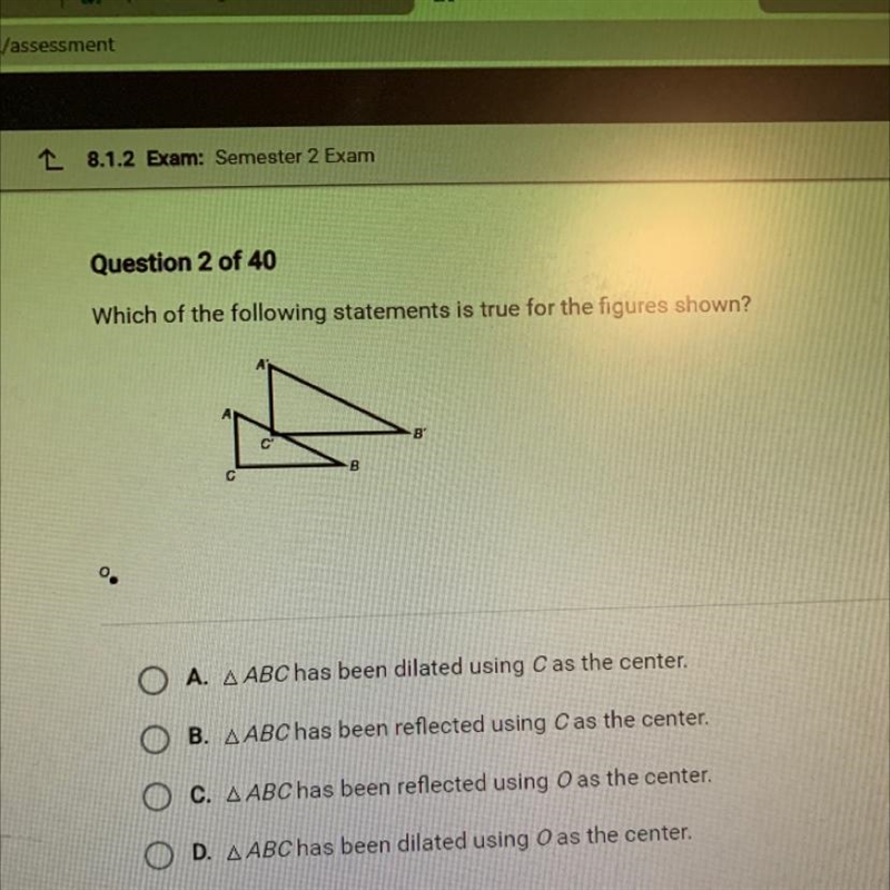 Which of the following statements is true for the figures shown?-example-1