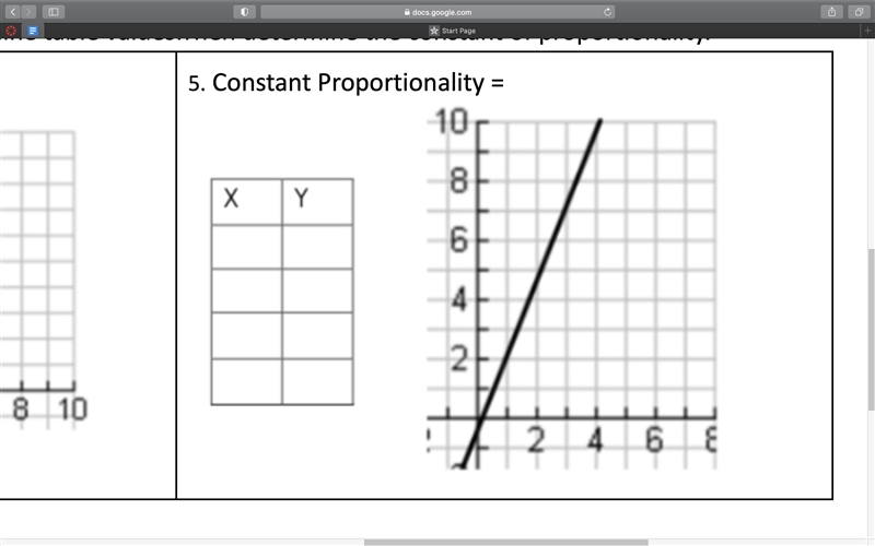 HELP What is the Constant of proportionality? I don't know if its 2 or 2.5 because-example-1