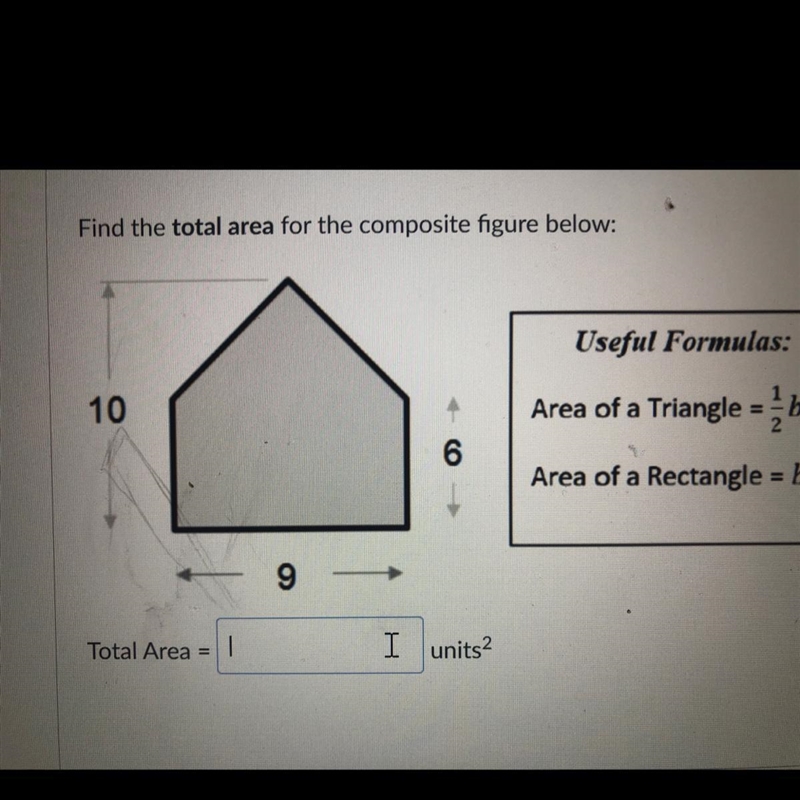 Total area of composite figure-example-1