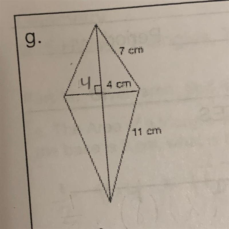 Area for a kite I don’t know how to find the area pls help-example-1