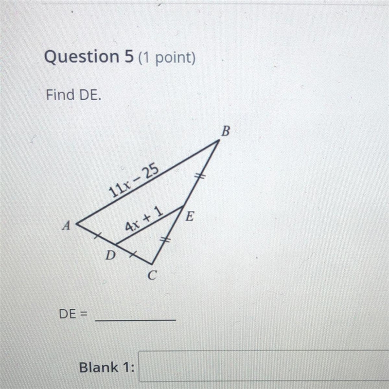 I need help finding DE. I do not know what do to. Please help any tips will be appreciated-example-1