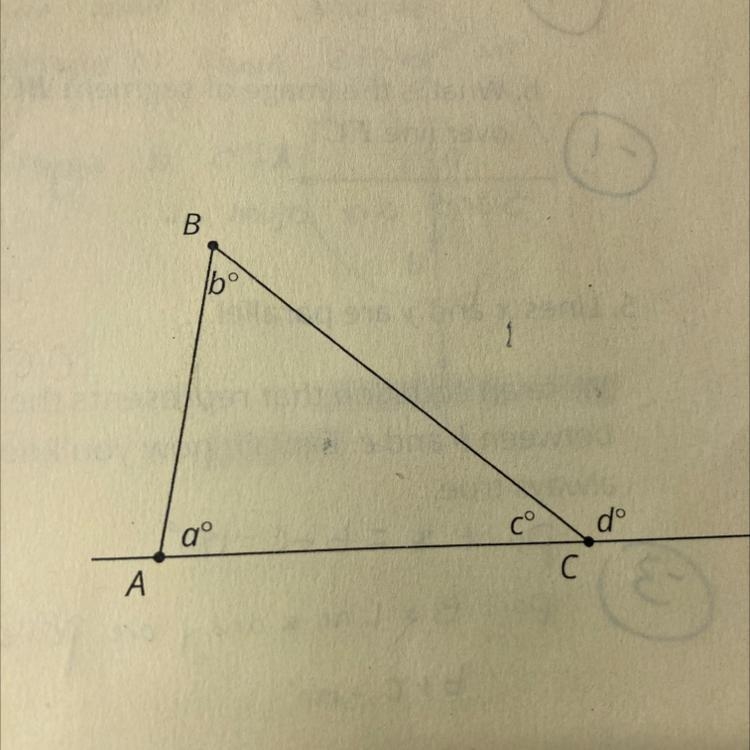 Explain why a + b = d.-example-1